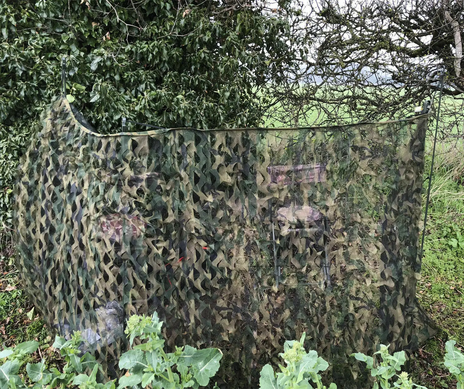 Woodland Camo Ghost Net Hunting/Shooting Camouflage Hide Netting