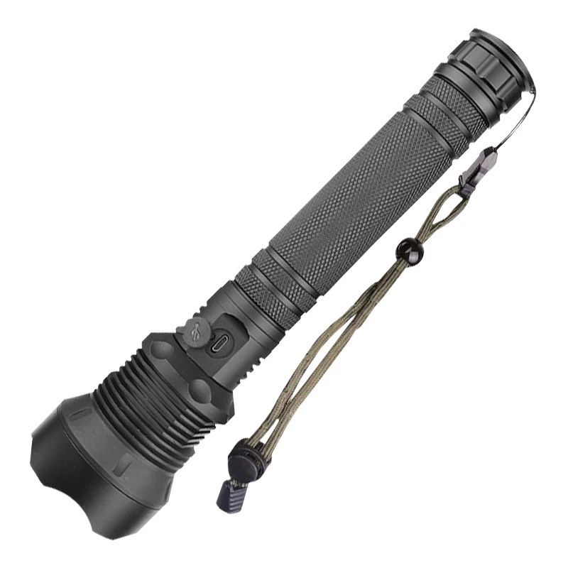 Outdoor Emergency Latest Products Zoom Powerful Super Bright LED Torch Light Flashlight High Lumen