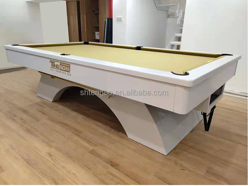 Multi functional factory sell rainbow pool table billiard together with table tennis and dining table for sale