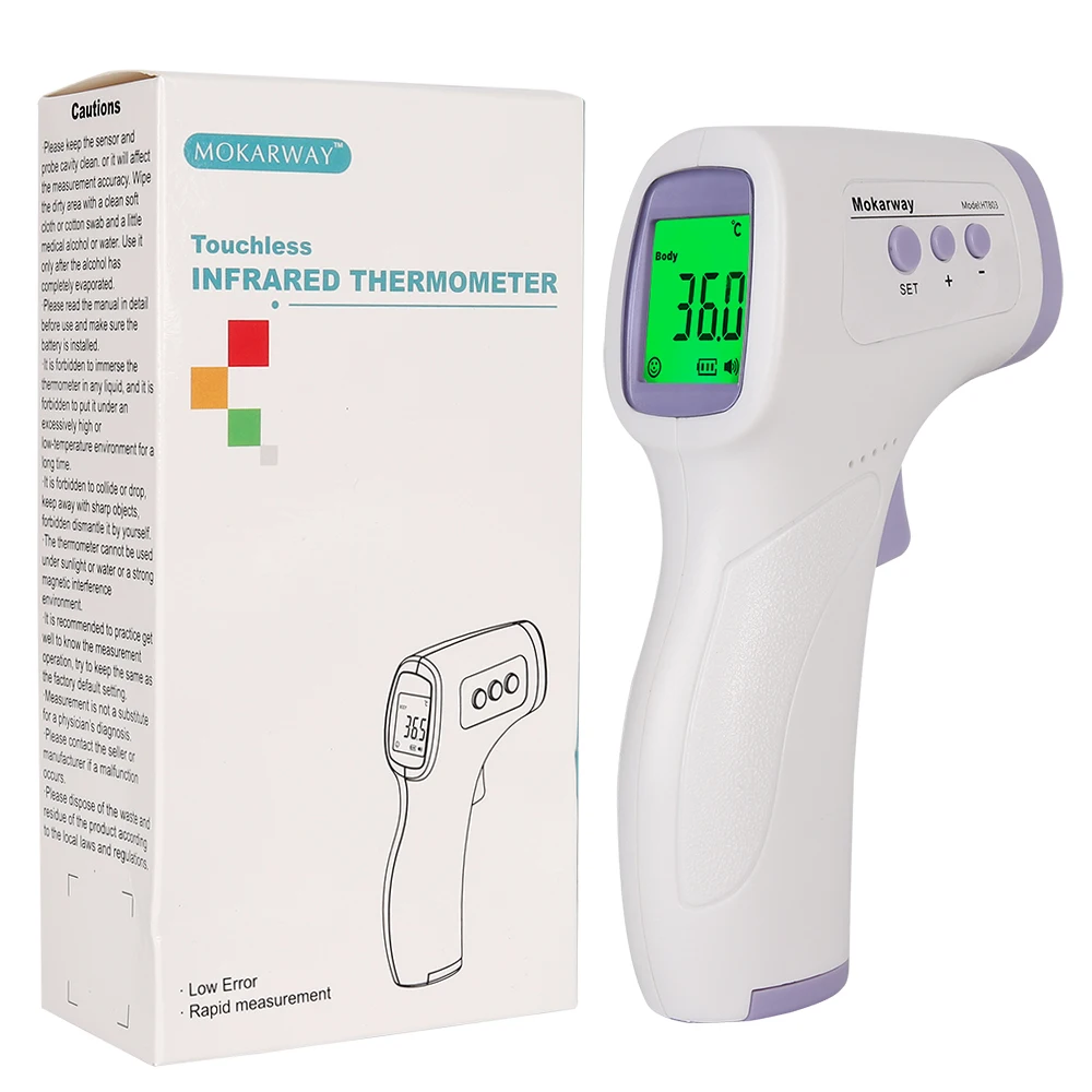 HT-803 digital Handheld Electronic High Precision Non-contact forehead Infrared thermometer