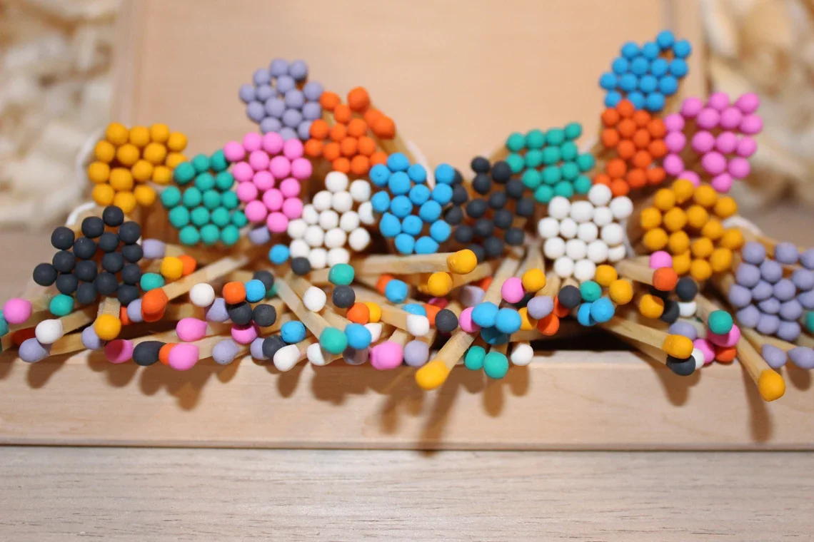 Personalized Decorative Packing Large Household Matches Tube Candle Matches   For Candles Wholesale Long Custom Matches