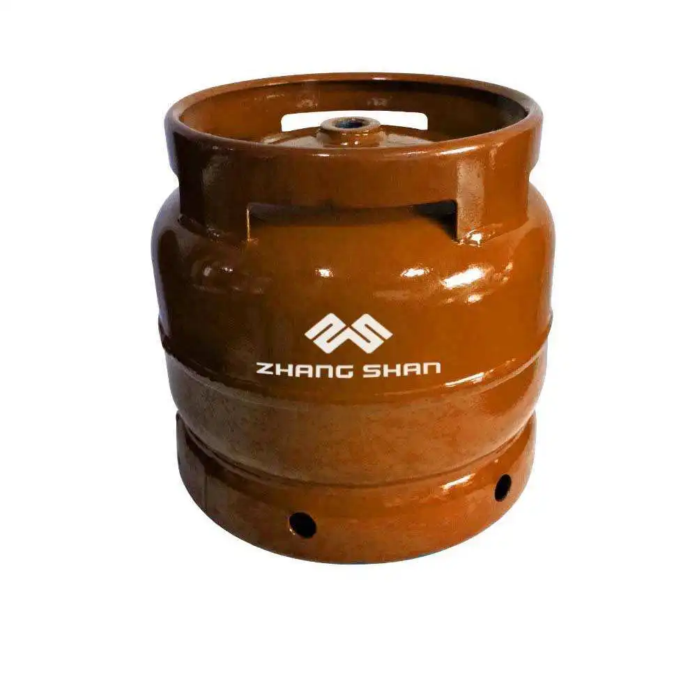 Zhangshan Homeuse outdoor camping portable 6 kg recyclable liquefied petroleum gas cylinder