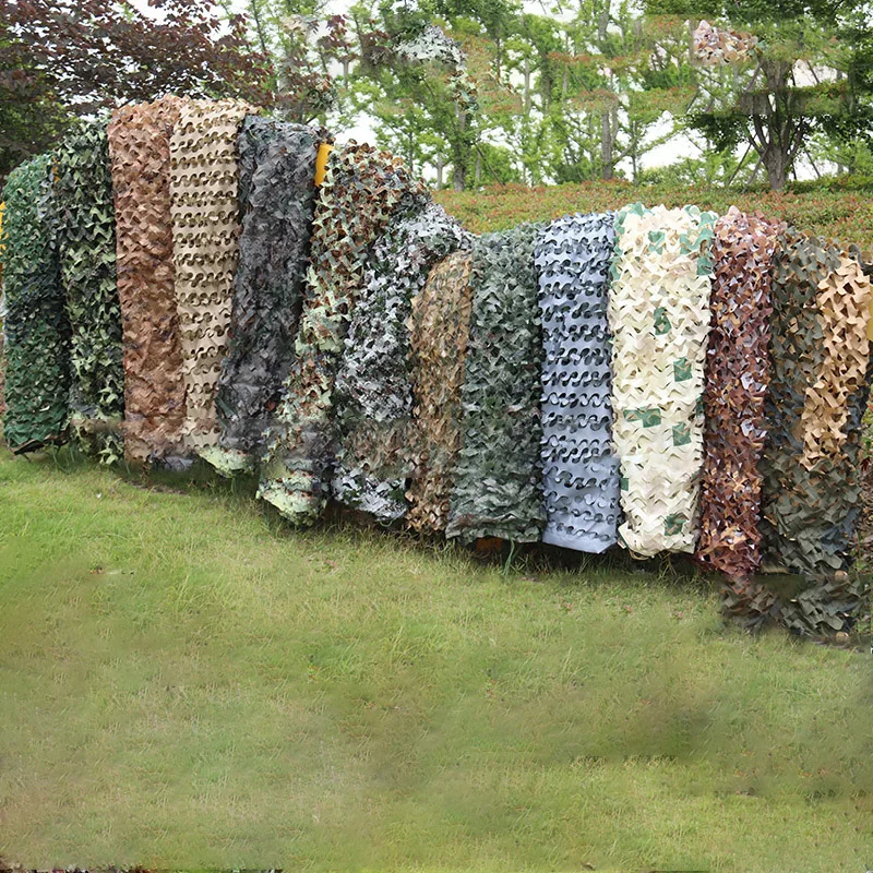 Outdoor high quality sunshade and sunscreen thickened anti-satellite blackout camouflage mesh camouflage mesh