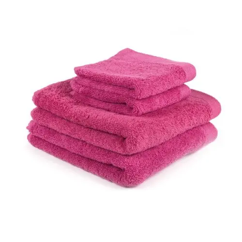 
Best quality factory pink solid color 700gsm bathroom thick softest terry 100 cotton body towels 