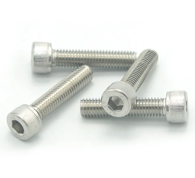 Screw supplier Stainless steel m2 m3 m4 m5 m6 hex hexagonal socket head cap screws