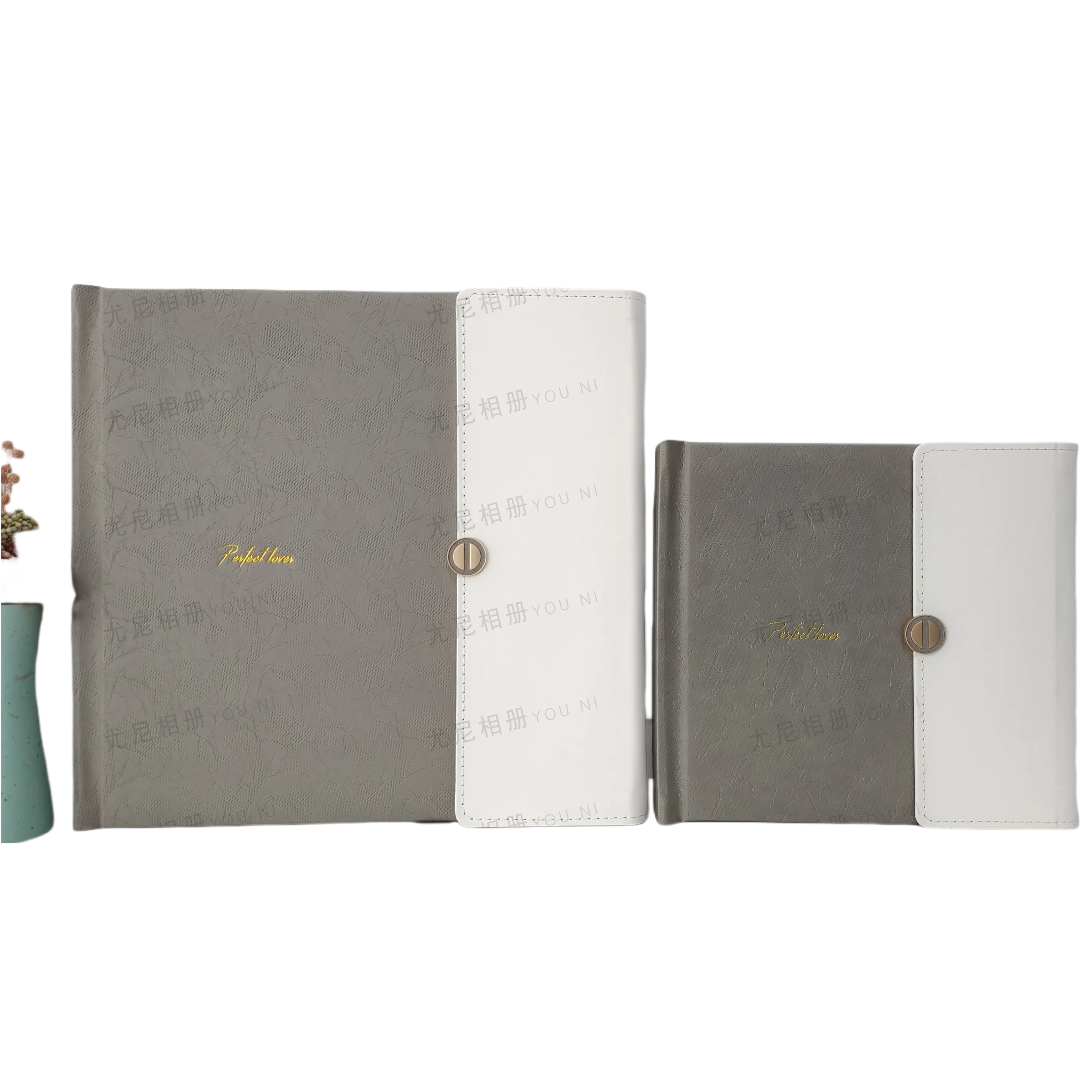 China factory good price elegant wedding album cover leather photo book hard cover