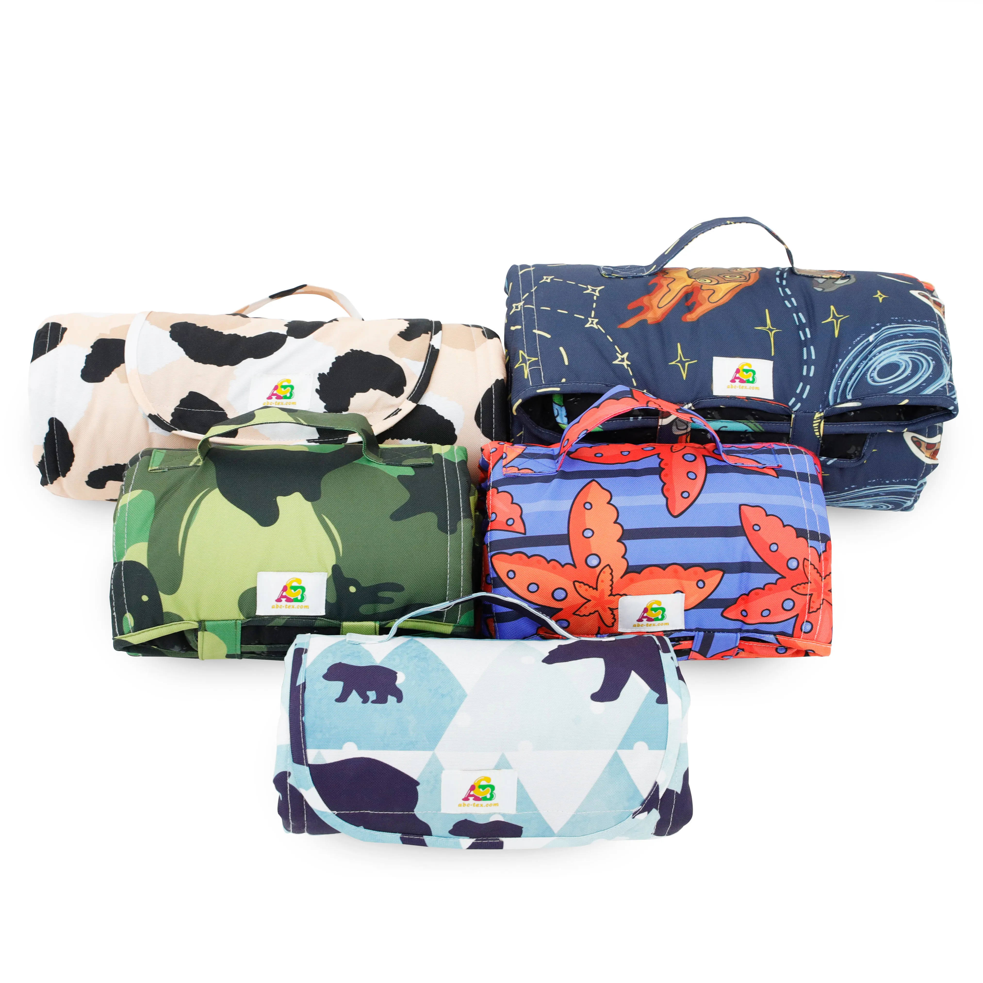 UK Boutique Soft Customized Prints Non-slip Waterproof Bed Easy Clean-Up Pet Portable Travel Mat for Dog