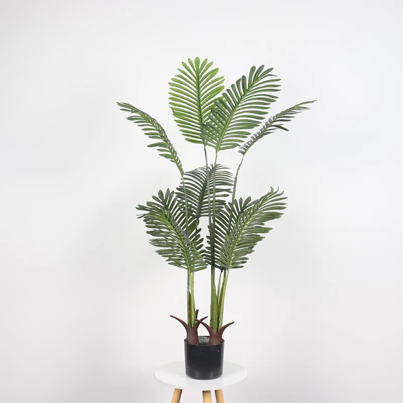 Wholesale Green Plants Trunks Plastic Artificial Palm Tree for Indoor/Outdoor Decoration
