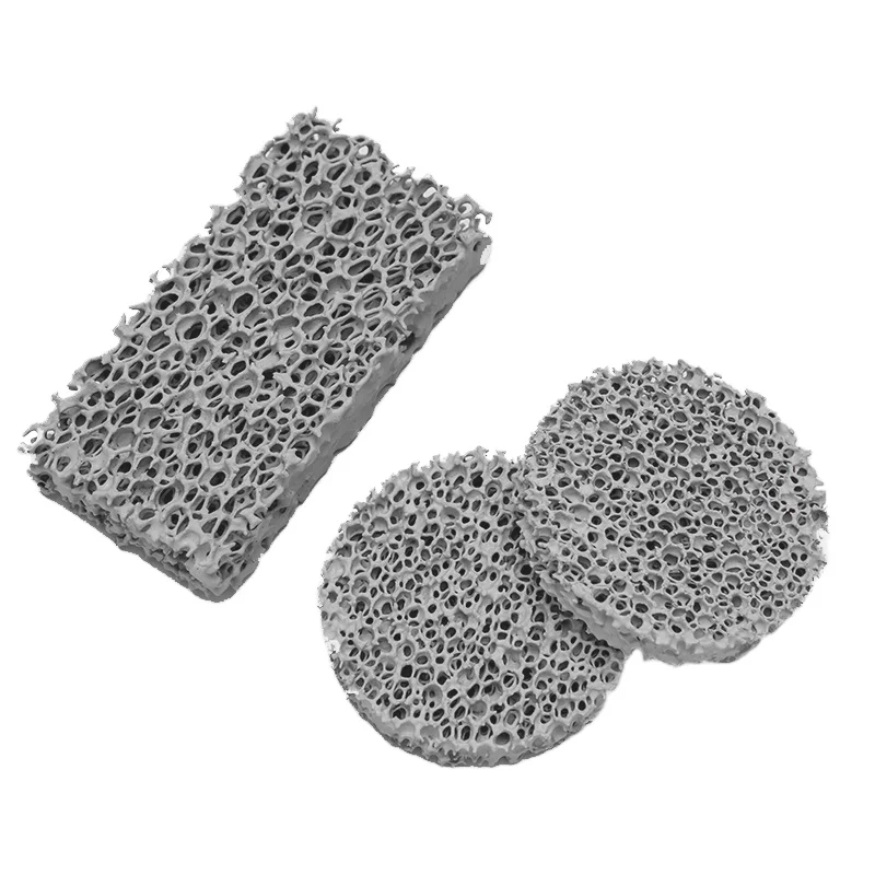 Porous Ceramic Honeycomb  Ceramics Silicon Carbide Ceramic SIC Foam Filter For Casting