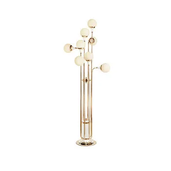  Nordic New Simple Multi Round Glass Ball Вращающаяся стоячая светодиодная Напольная Лампа для