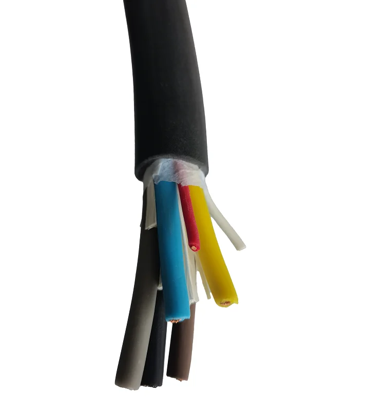 Кабель EV 32A/480V H07BZ5-F 5x6mm2 + 2x0.5mm2 кабели для зарядки переменного и постоянного тока для домашнего использования и общественных зарядных станций