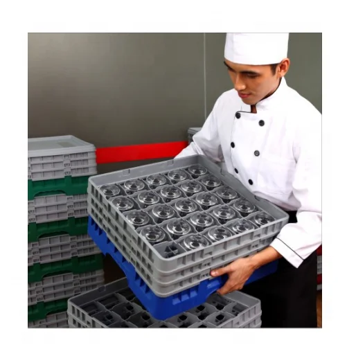 Plastic Glass Storage Basket for Glass and Cup