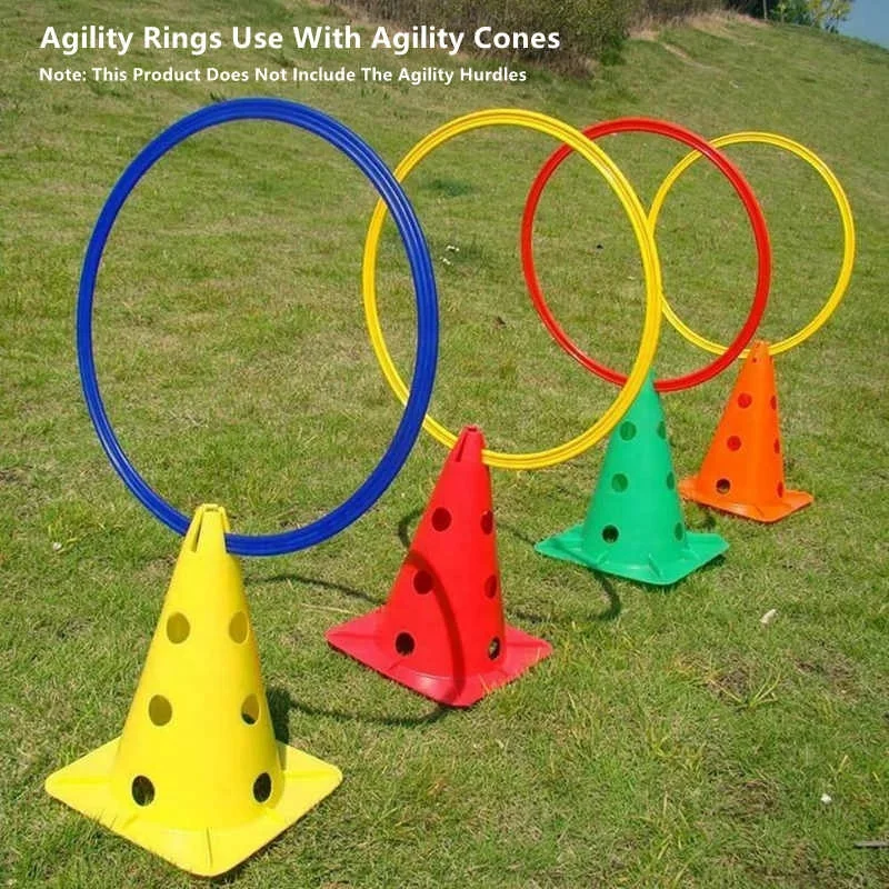 50cm Wholesale Diameter 30 40 60 70cm Professional Exercise Fitness Soccer Training Equipment Speed Agility Ring