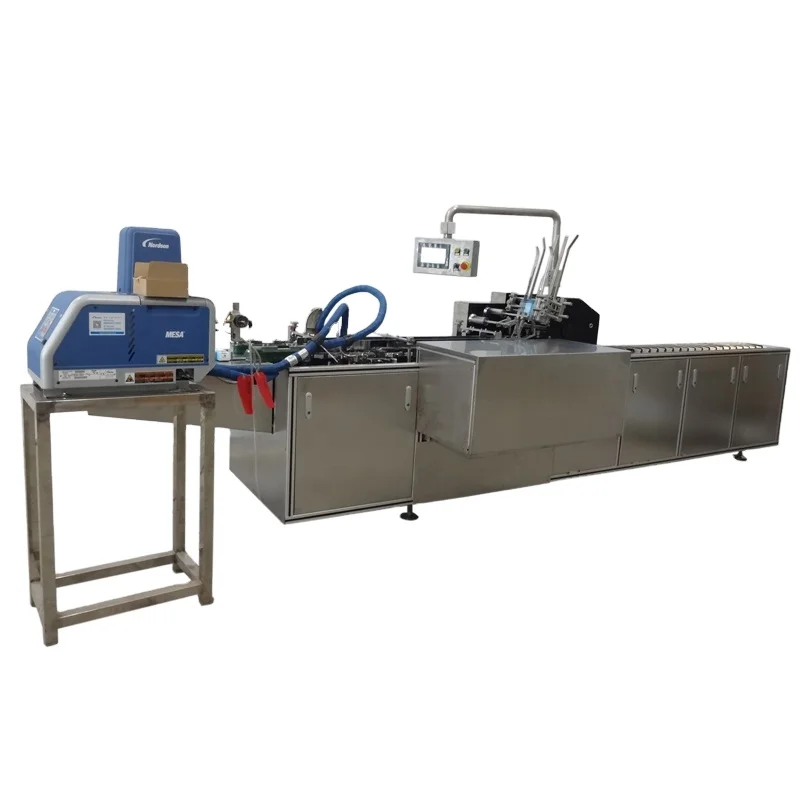 Automatic Facial mask Cartoning Machine Cartons Packaging Line Manufacturing