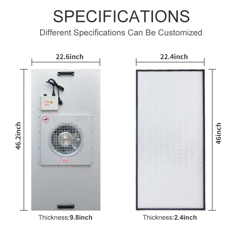 Cheap Price Hepa Filter Laminar Flow For Hepa Filter Fan