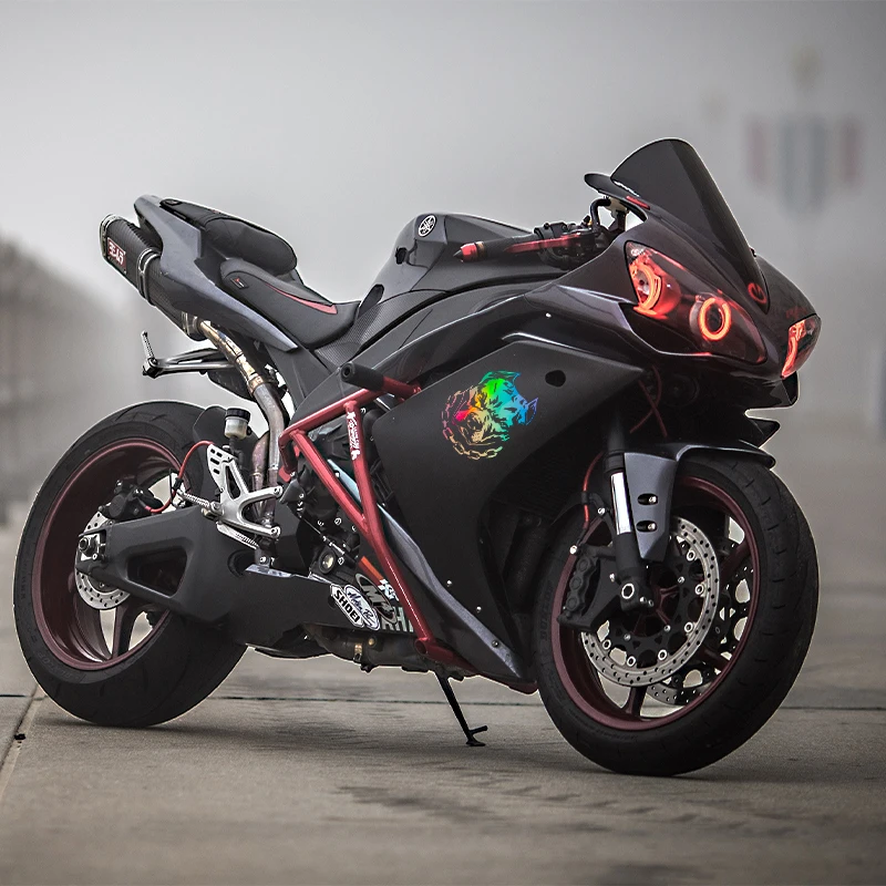 Dog Chain Vinyl Logo Car Stickers for Volkswagen BMW E46 E90 Passat B6 Automobile Accessories Waterproof sticker