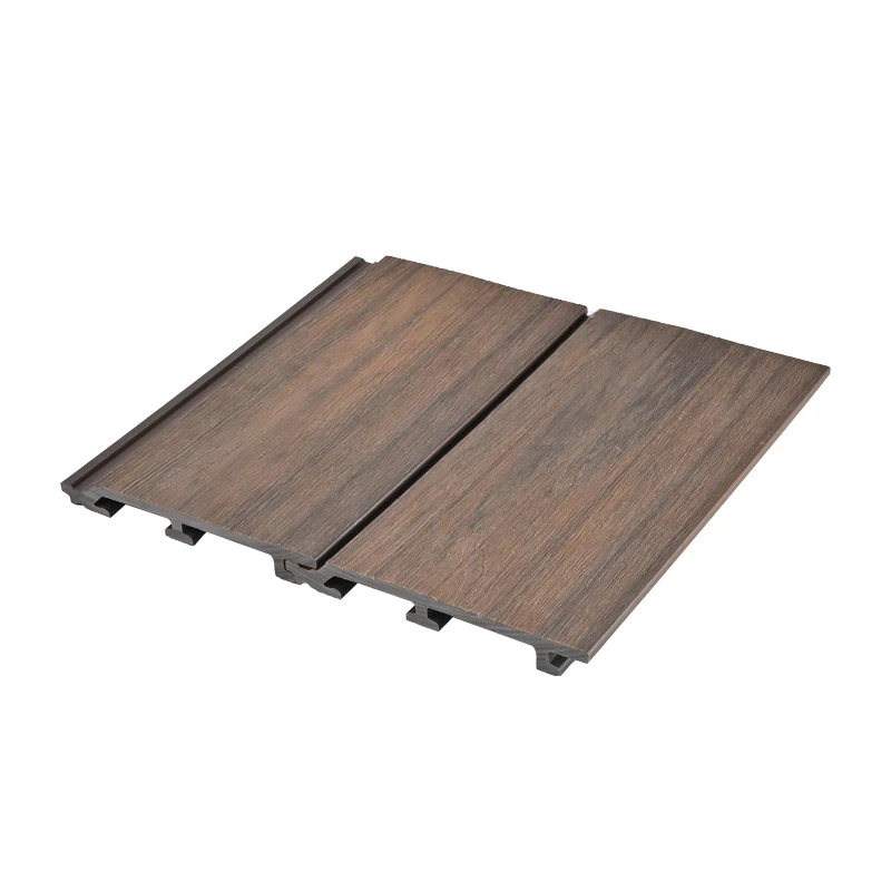 WPC Panel Waterproof Deep Wood Grain Exterior Wpc Wall Claddings From Professional Manufacturer