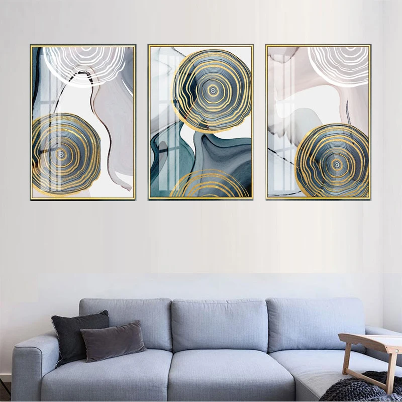 Premium Home Decor Furniture Abstract Crystal Proclaim Wall Art Painting Decor For Home Interior Bedroom Decor