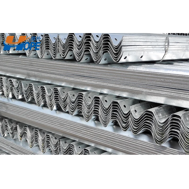 Factory Wholesale High Quality Q235 Q345 Material Zinc Steel Fence Hot Dipped Galvanized W Beam Guardrail With CE Certificate