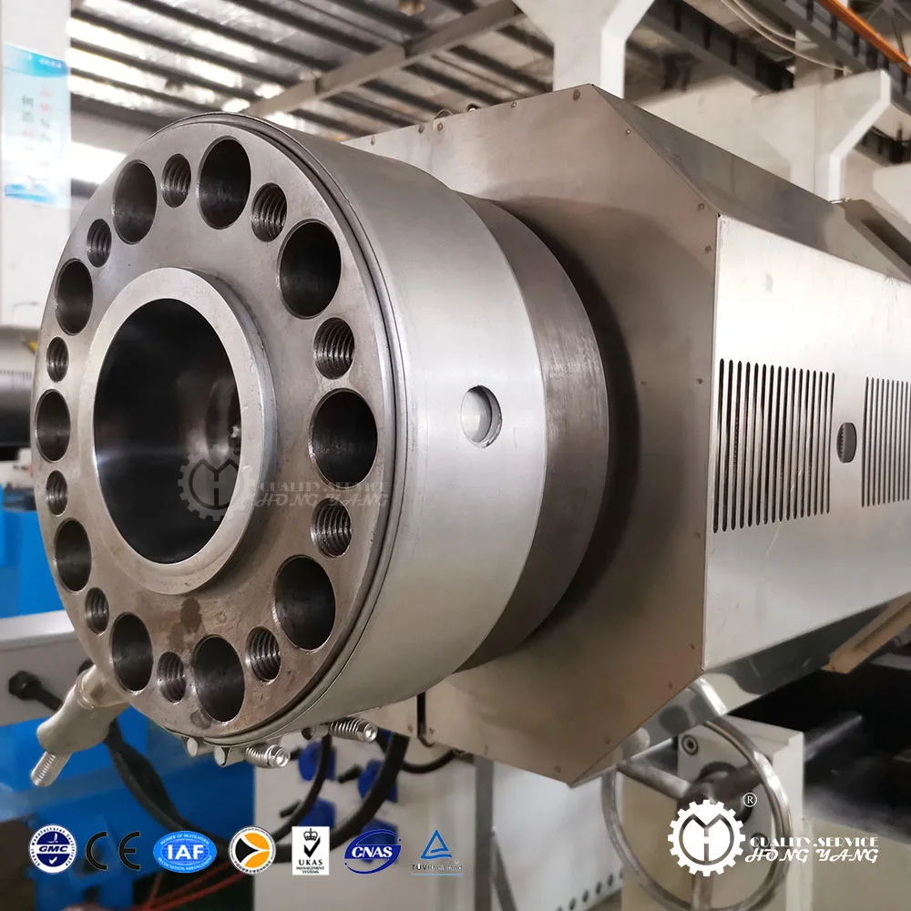 High Efficiency Double Conical Screw Extruder Machine