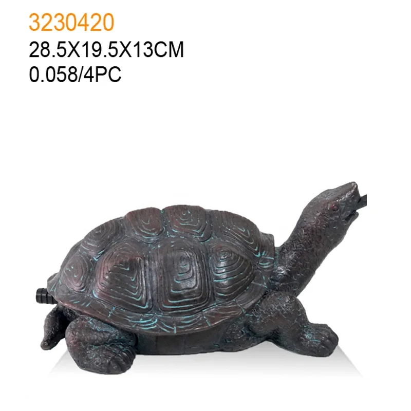 Garden Fountain Dragon Statue Resin Spouting Water Dragon Sculpture Weather Resistant Water Spray Dragon Statue