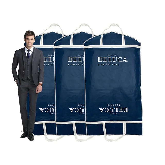 PEVA Polyester Suit Garment Bag Plastic Suit Garment Bag Big Size160 Trolly Bag Suit Case Cover