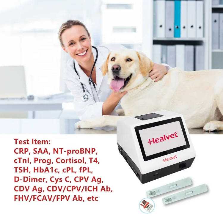 Healvet T4 Thyroxine Test  hormones in the blood reagent T4 Rapid Quantitative Test