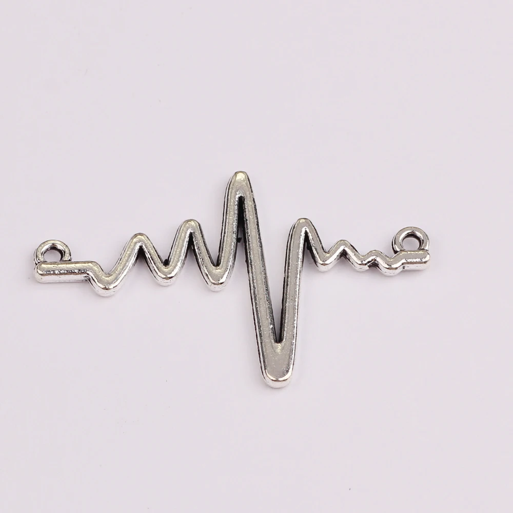 Custom Silver Zinc alloy Infinity handcuffs jewellery connectors  Freedom charms bracelet pendant for jewelry making