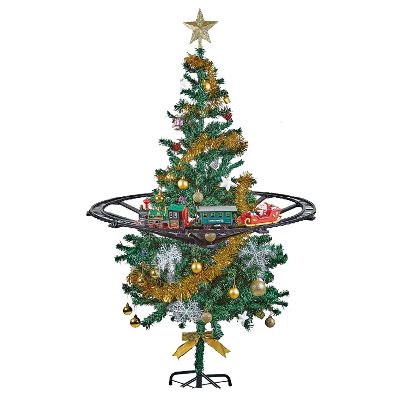 Best gift 30pcs battery operated Christmas train track toy with light and music HN938857