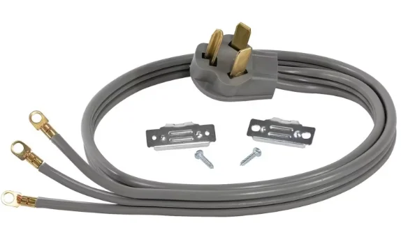 Wholesale Cloth Dryer Parts  30-Amp Appliance Power Cord  3 Wires with Eyelet Connectors