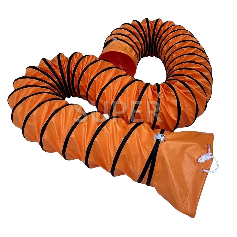 DN 300MM 4.5M Portable Blower Fan Parts PVC Flexible Hose Pipe