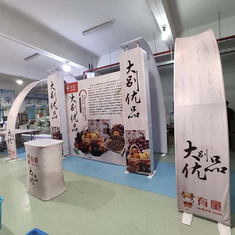 Polyester Outdoor Tension Fabric Display Exhibition Booth Stand 3x3