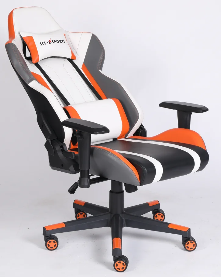 
Free Sample 2021 Factory NEW High Back PU Leather Racing Reclining Massage RGB Premium Gaming Chairs 