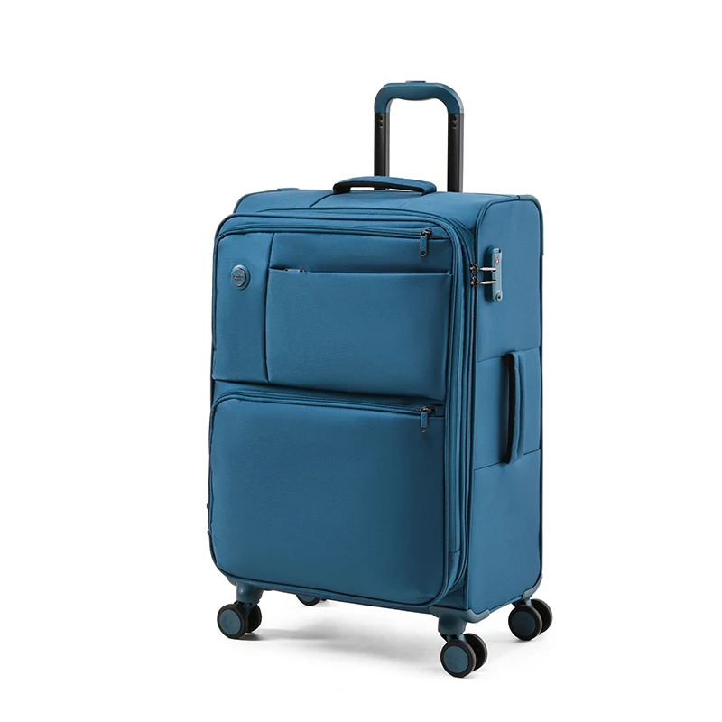 Luggage Set Wholesale Soft Fabric Luggage Lightweight Aluminum Trolley Suitcase