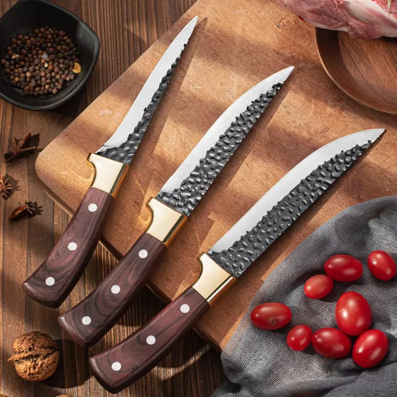 5/6/7inch 3Cr13mov Stainless Steel Butcher Knife with PP+painting Handle Outdoor Multi-functional Custom Knife