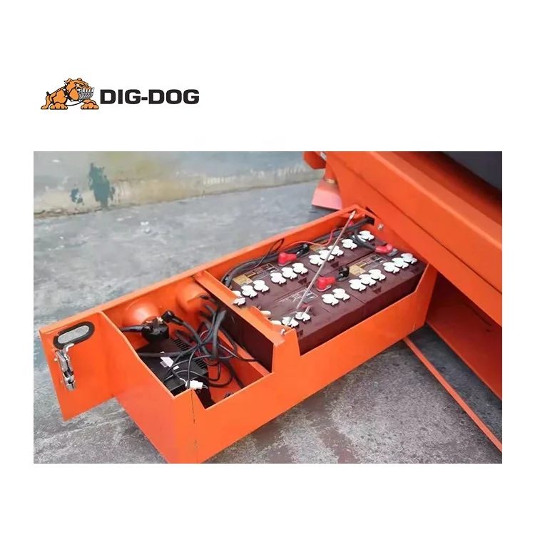 Копать собака GSL-08 батареи по индивидуальному заказу Подъемные столы Электрический ножничные подъемники какие категории самоходный подъемник