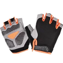 Outdoor riding necessities  Wear resistance and skid resistance  Half finger gloves