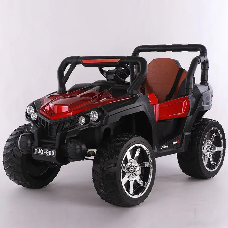 Wholesale China Factory Wholesale Leather Seat 12V Two Motor Remote Control  Kids Ride on  Car