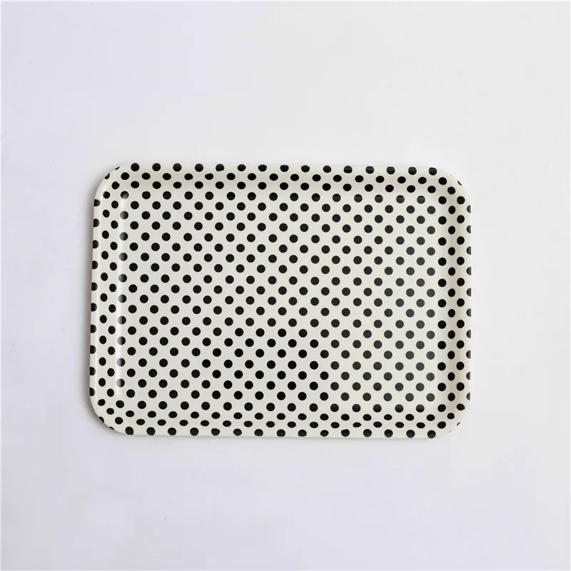 Экологичный поднос из био-бамбукового волокна на заказ, поднос для сервировки пищи в ресторане