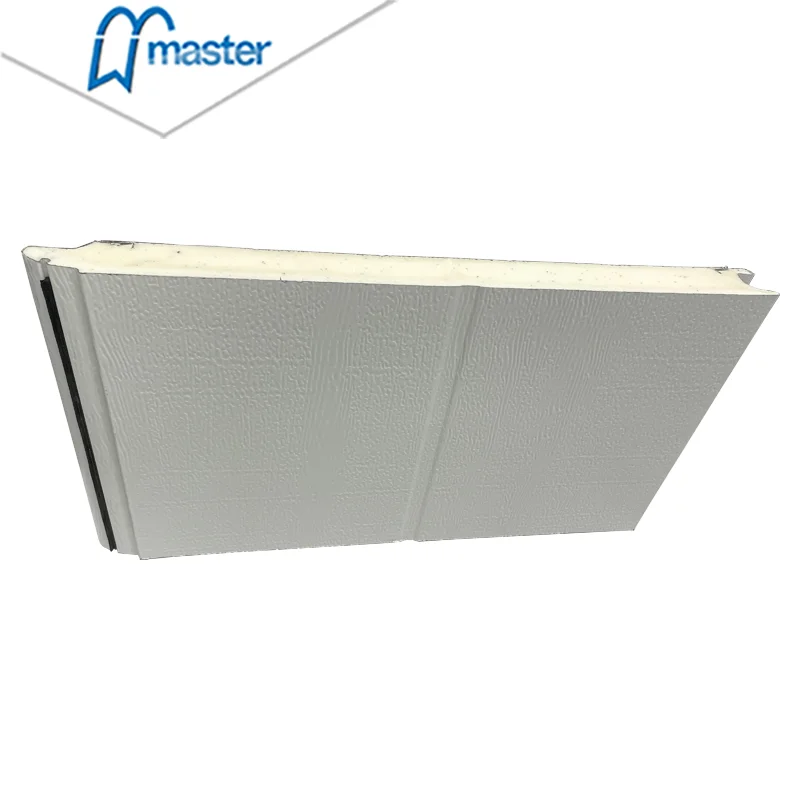 Chinese Manufacturer Wholesale Sectional 40mm 50mm Sandwich Panel Steel PU Foam Overhead Insulated Garage Door Panels For Villa