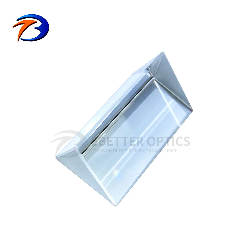 
custom triangular equilateral dispersing prism optical glass quartz prism 