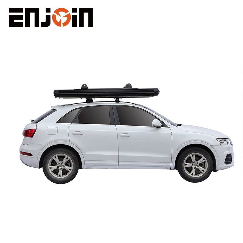 ENJOIN New Design Aluminum Cover Triangle Roof Tent Hard Shell Camping Car Rooftop Tent Simple And Convenient Operation