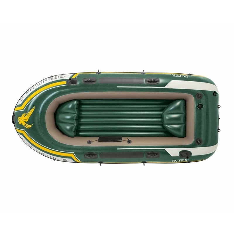 B07 Intex 68380 seahawk  air boats Inflatable 3 Persons fishing boat with Paddles&pump rafting boat for outdoor