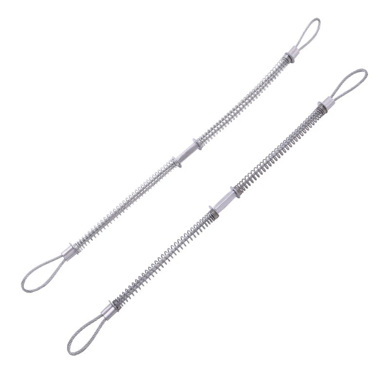 CT factory whip check rope  Prevent to take off the chain Spring safety cable