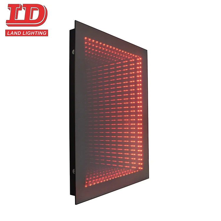 Customized Factory Wholesale 3D Cool Wall Mounted Tunnel Mirrors Magic Club Infinity Mirrors Decorated Hotel Bath Mirrors