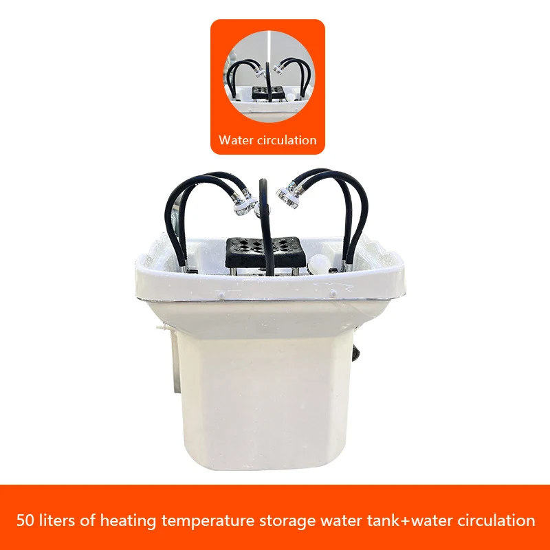 Water Tank Shampoo Wash Chair Move Steam Head Spa Water Circulation Head Hair Therapy Salon Equipment