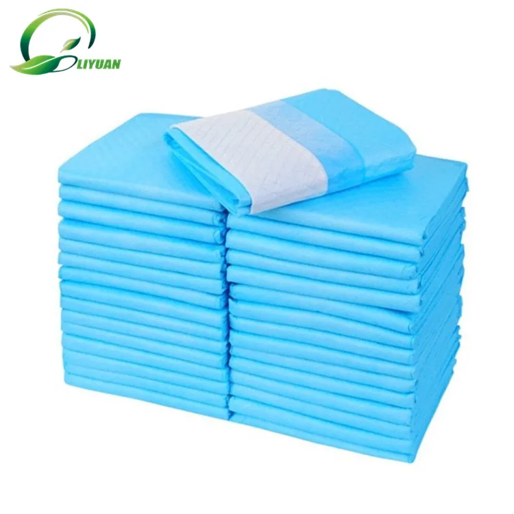 
Wholesalers Disposable Good Quality Dog Pad Absorbent Blue Puppy Pee Pad with strong absorption 
