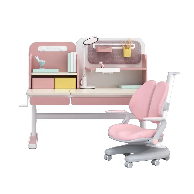 
Kids furniture children study tables kids study desk and ergonomic study chair set for kids 