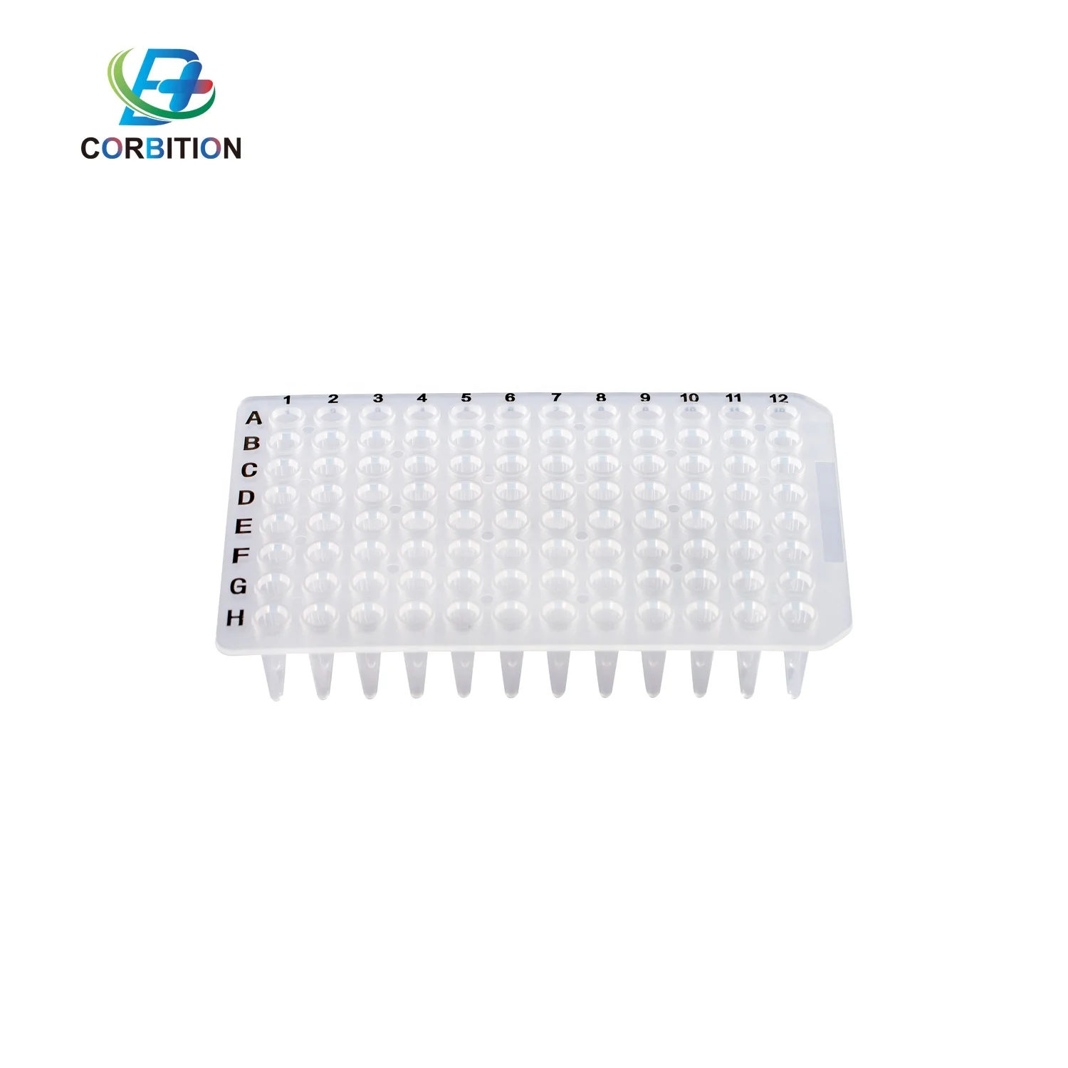 0,1 мл 96 PCR пластина без юбки Прозрачный PP девственный материал