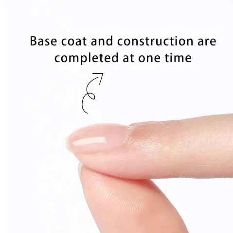 Low MOQ High Quality Nail Base Coat Uv Gel Custom Logo Long Lasting Clear Construct Base Coat Gel